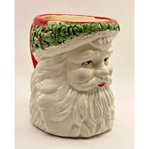 Vintage Santa Claus Christmas Coffee Mug Cup Used - Picture 2 of 11